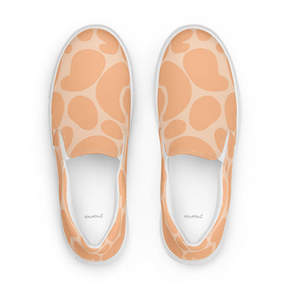Women’s Slip-On Canvas Peach Fuzz Print #11 Shoes