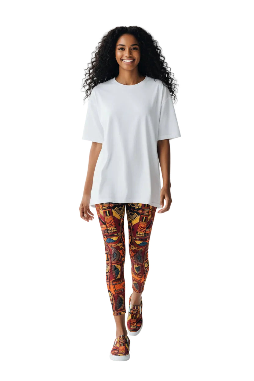 KhuKhuZ colorful patterned slip-on shoes with white soles on a white background