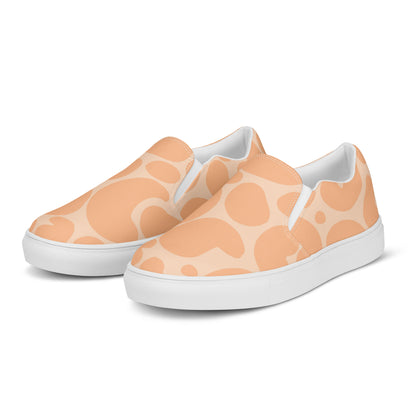 Women’s Slip-On Canvas Peach Fuzz Print #11 Shoes