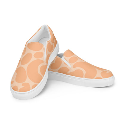 Women’s Slip-On Canvas Peach Fuzz Print #11 Shoes