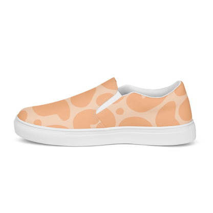 Women’s Slip-On Canvas Peach Fuzz Print #11 Shoes